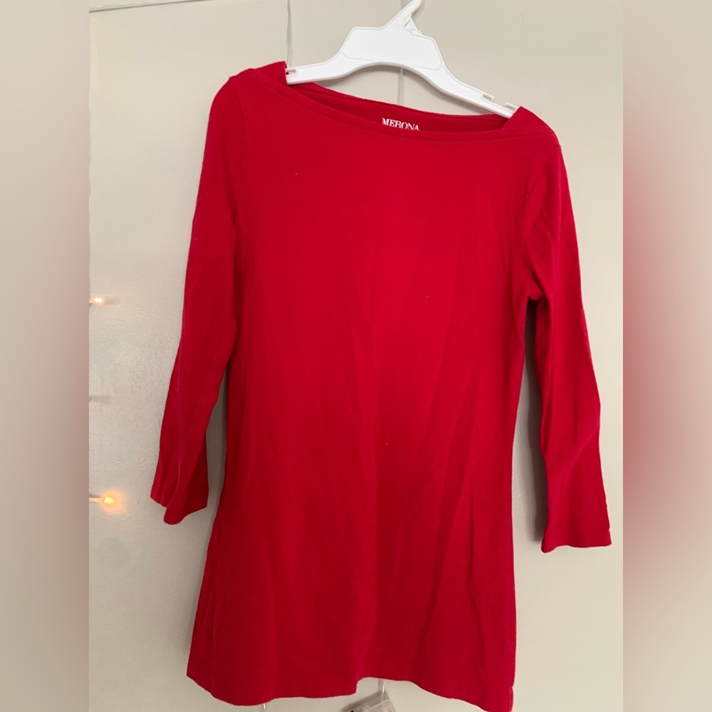 Girls Long Sleeve Top (Size:XS)
